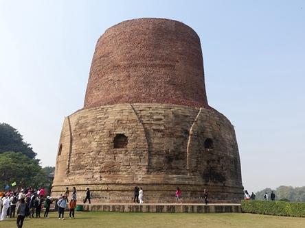 鹿野苑 Sarnath．仙人鹿野苑．法王塔．達美克塔．阿育王石柱