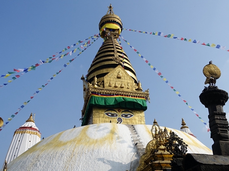 加德滿都 - 斯瓦揚布納特寺 Swayambhunath．四眼天神廟．猴廟