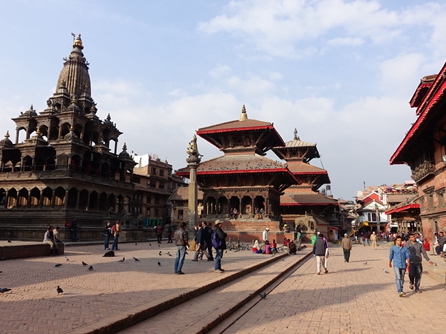 加德滿都 - 帕坦古都 Patan．杜巴廣場 Durbar Square．千佛寺